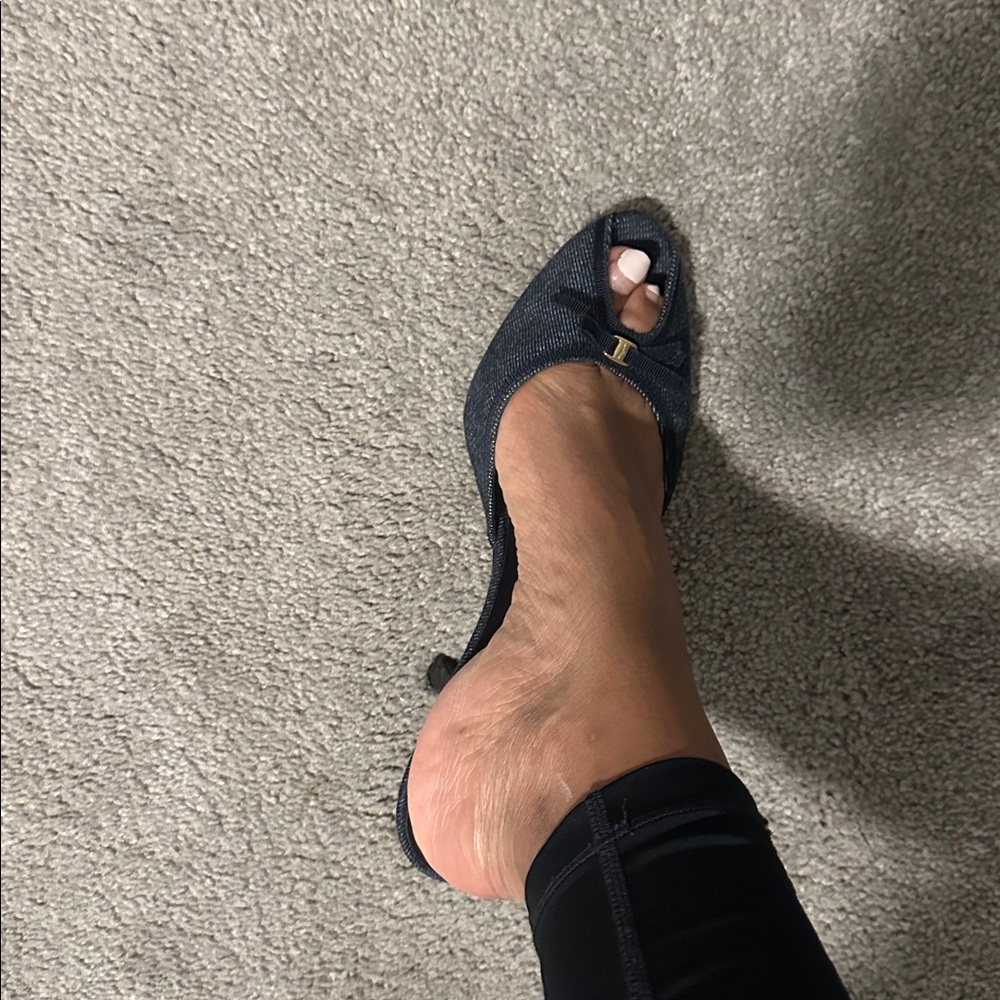 Salvatore Ferragamo Denim Mules - Picture 4 of 4